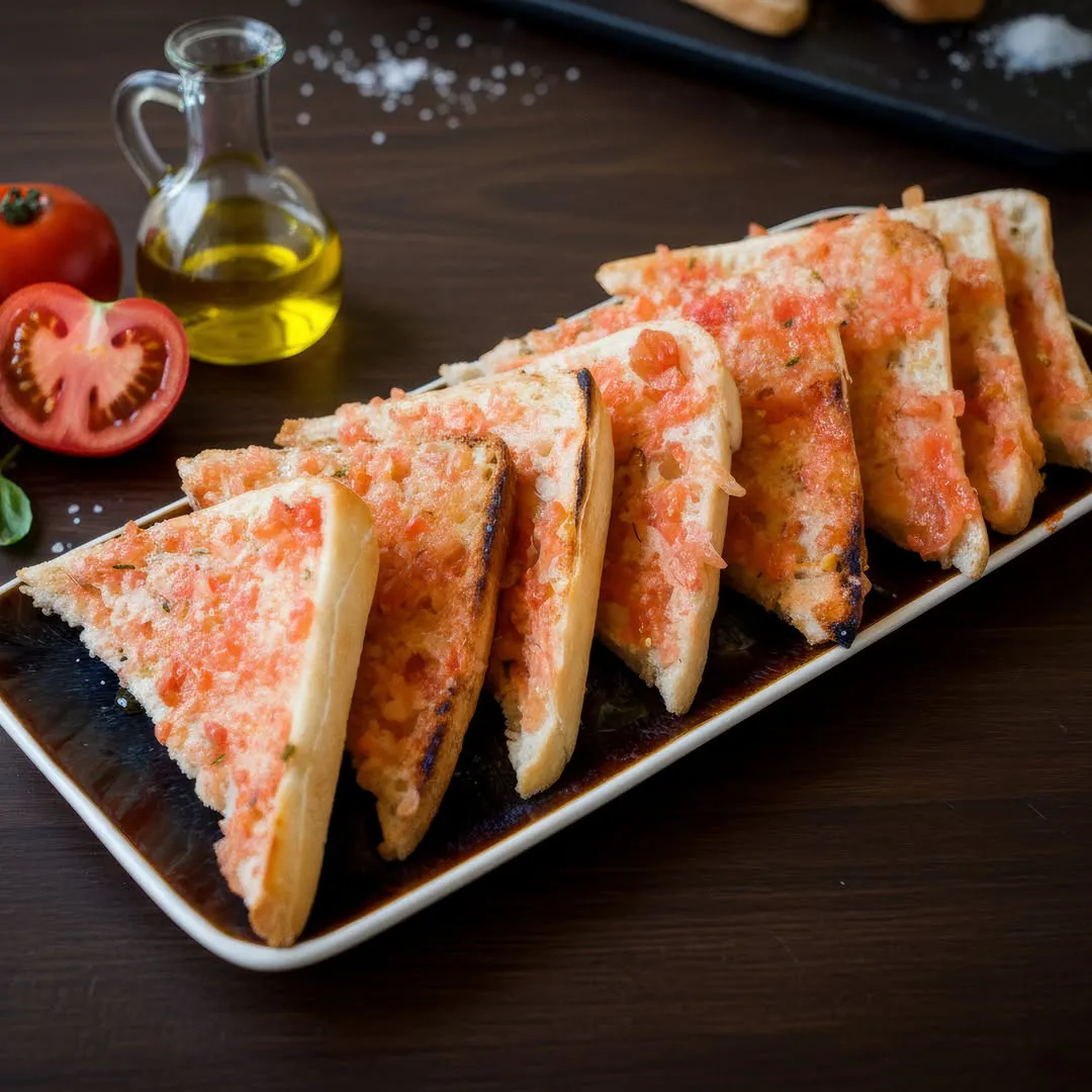 pan con tomate y AOVE Brunch mediterráneo Comida saludable en Barcelona Imperio Brunch