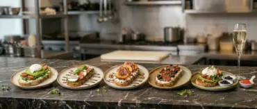 Las mejores tostadas en Barcelona - Brunch saludable -pan de payés tostado -tostadas mediterránea -imperio Brunch