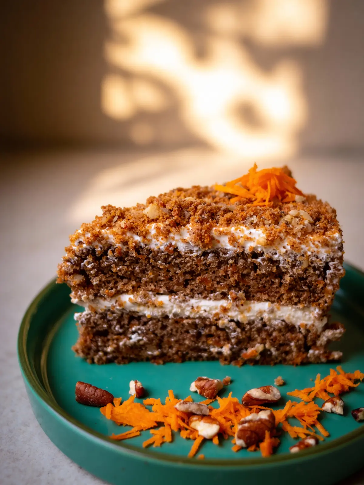 Imperio Brunch - Repostería artesana en Barcelona - Tarta de zanahoria foto completa - Dónde merendar cerca de Sagrada Familia